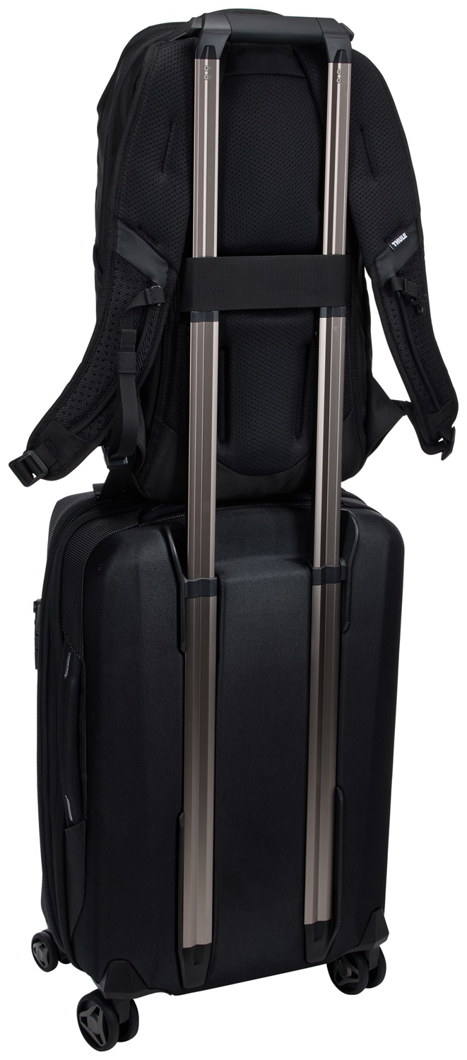 Thule Accent TACBP2115 Zaino da Viaggio 20L Nero in Poliestere Riciclato con Cerniere YKK e Spallacci Regolabili