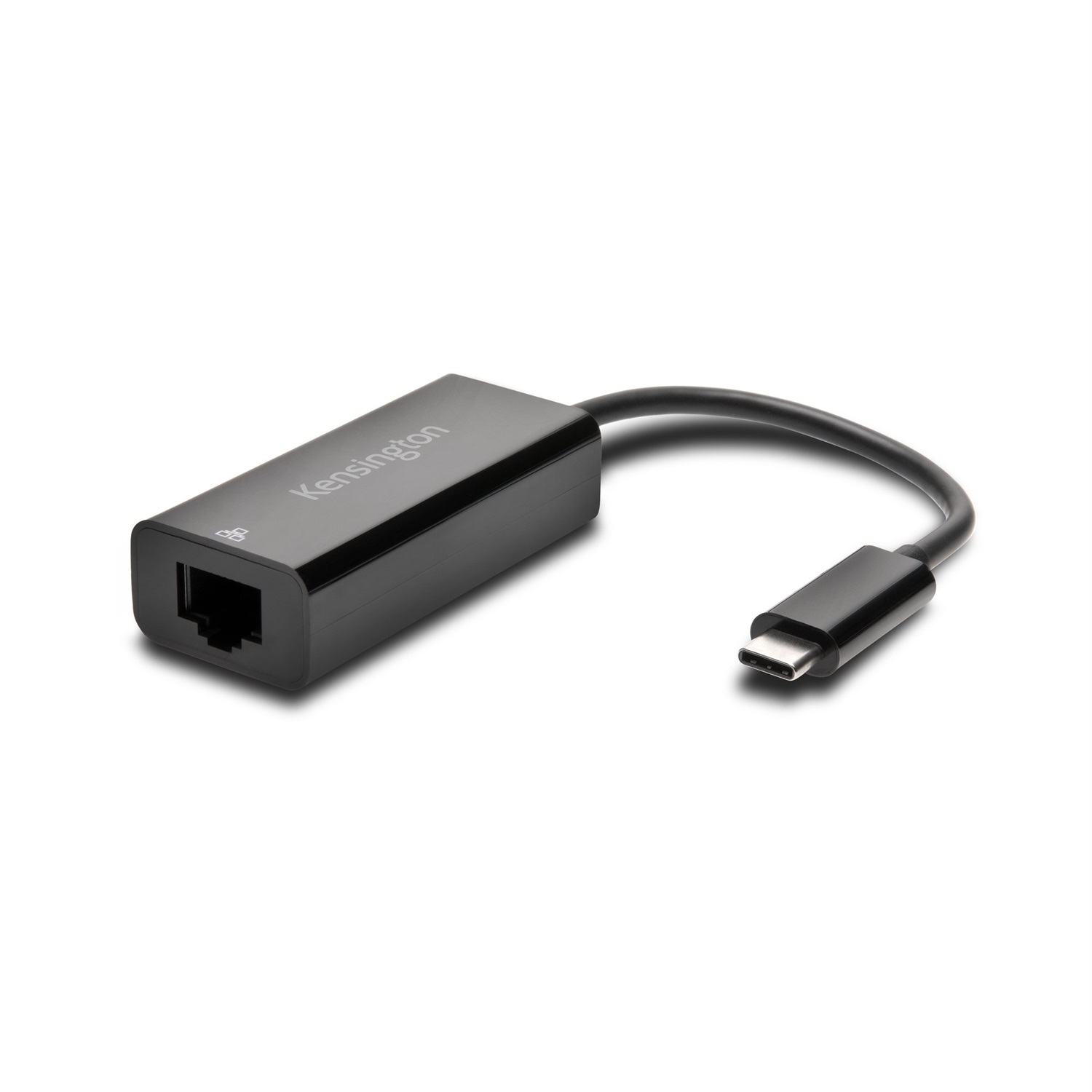 Kensington CA1100E: Adattatore da USB-C a Ethernet, Nero, Plug & Play, 1000 Mbit/s
