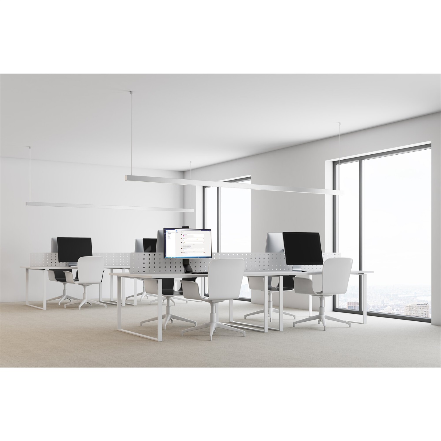 Kensington Braccio Salvaspazio per Monitor Singolo SmartFit® con Piastra VESA, Altezza Regolabile, Nero (K55512WW)