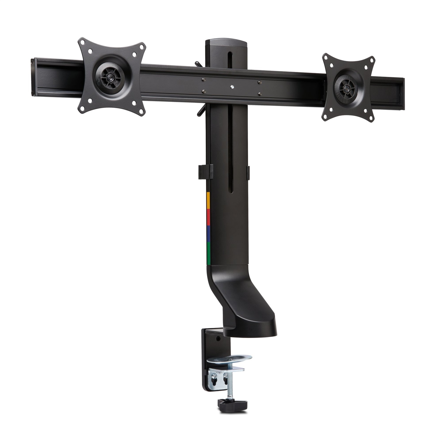 Kensington Braccio Salvaspazio per Monitor Doppio SmartFit® - Altezza Regolabile, Piastra VESA, Nero
