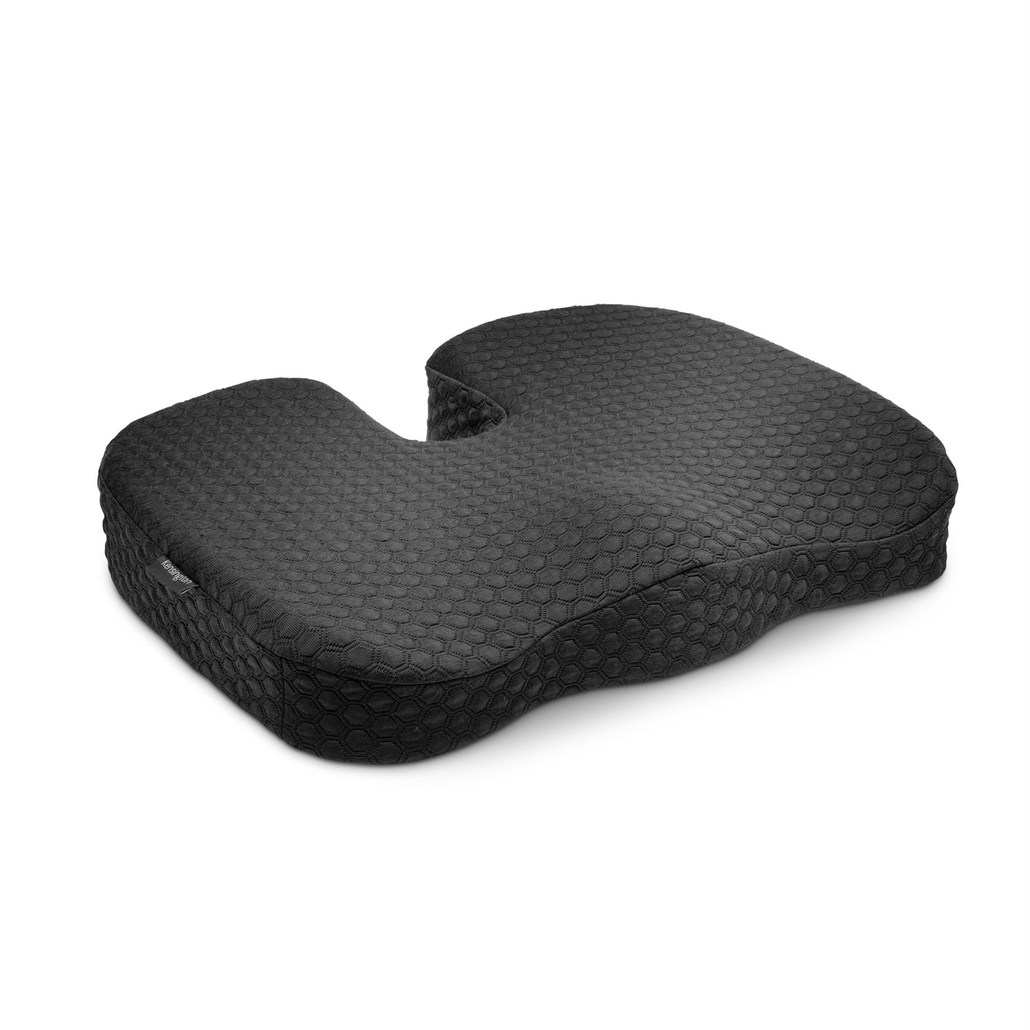 Kensington Cuscino Ergonomico Cool-Gel Premium - Refrigerante, Nero, Design Ergonomico con Sagomatura a U
