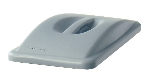 Rubbermaid Coperchio Slim Jim con Maniglia - Grigio - 51.8 x 29.0 x 7 cm - FG268888LGRAY