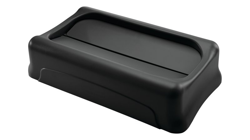 Rubbermaid Coperchio Basculante per Slim Jim - Nero - FG267360BLA - Dimensioni 52.3 x 29.4 x 12.7 cm