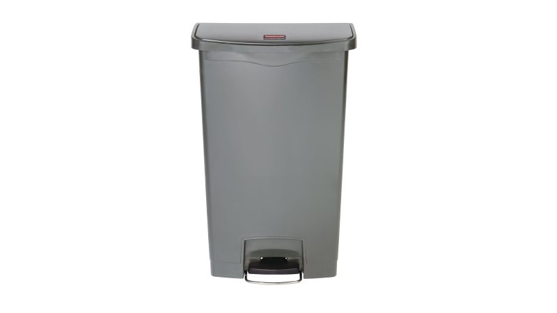 Rubbermaid 1883604 bidone per la spazzatura 68 L Rettangolare Plastica, Resina Grigio