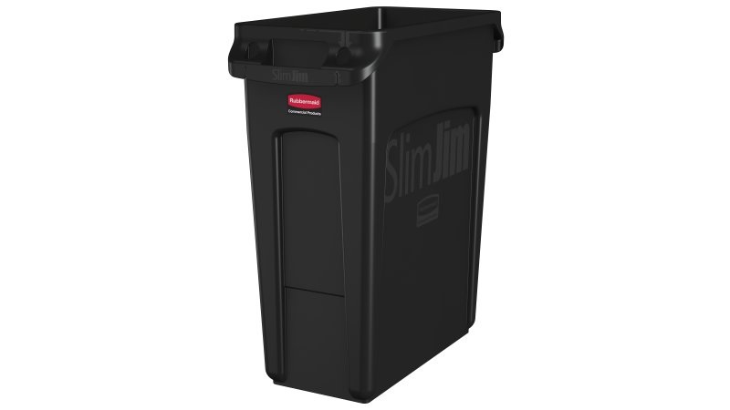 Rubbermaid 1955959 bidone per la spazzatura 60 L Rettangolare Resina Nero