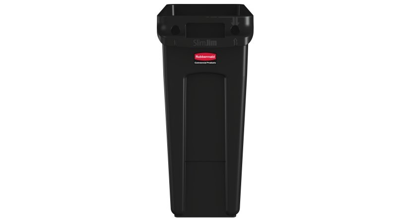 Rubbermaid 1955959 bidone per la spazzatura 60 L Rettangolare Resina Nero