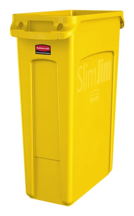 Rubbermaid 1956188 cestino per rifiuti Rettangolare Resina Giallo