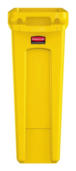 Rubbermaid 1956188 cestino per rifiuti Rettangolare Resina Giallo