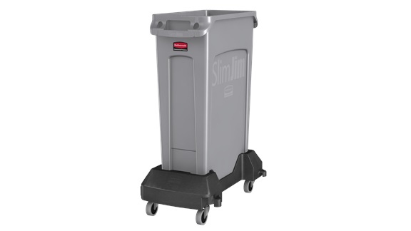 Rubbermaid Slim Jim Carrello per Contenitori in Plastica - Design Slim, 606x374x212 mm, Ideale per Spazi Ristretti