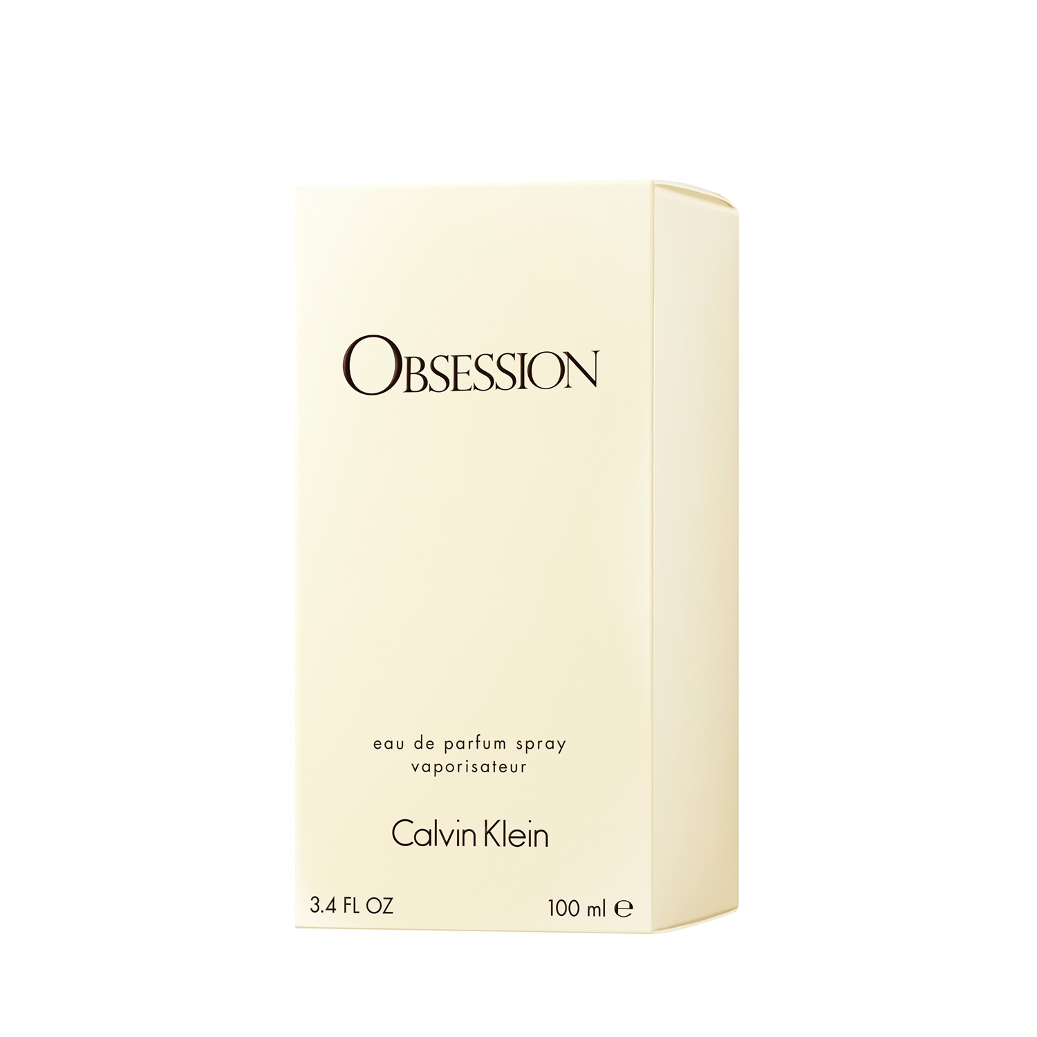 Calvin Klein Obsession Eau de Parfum 100ml - Fragranza Orientale Speziata da Donna con Note di Vaniglia, Mandarino e Basilico