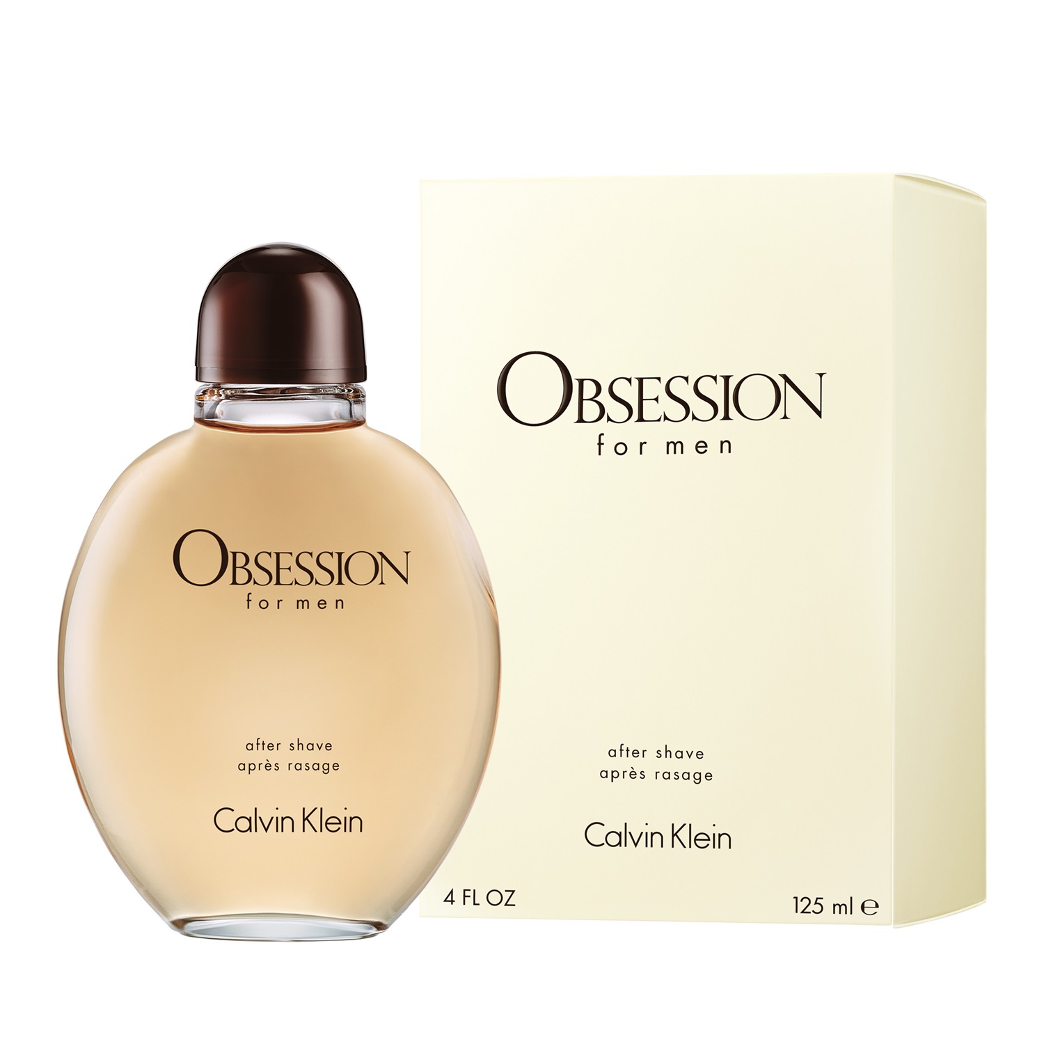 Calvin Klein Obsession for Men Lozione Dopobarba 125 ml - Fragranza Orientale Legnosa con Note di Lavanda e Bergamotto