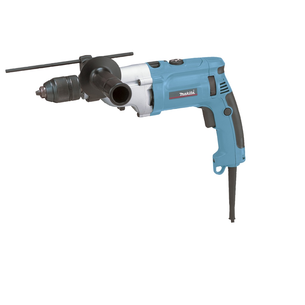 Makita HP2071 Trapano a Percussione 1010W 1200-2900 giri/min 2.6 kg con Portabrocas Auto e Valigetta