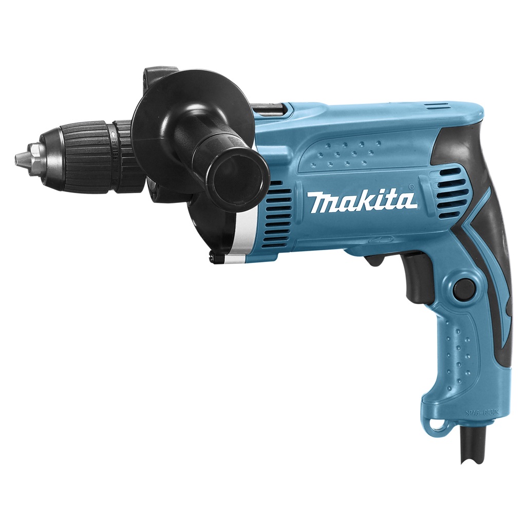 Makita HP1631 Trapano a Percussione 710W con Mandrino Autoserrante 13mm, 3200 Giri/min, Peso 2 kg