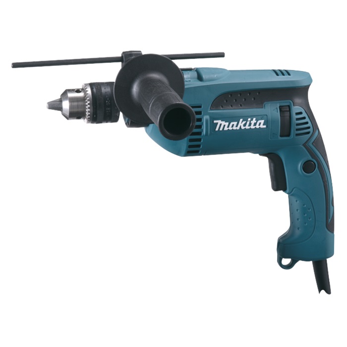Makita HP1640 Trapano a Percussione 680W 2800 Giri/min 2 kg con Chiave e Modalità di Lavoro