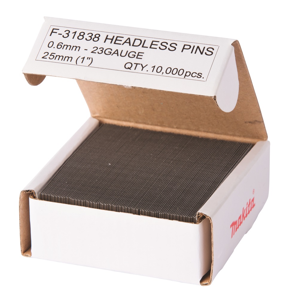 Makita F-31838 Spilli 25mm 23 Ga - Confezione da 10.000 pezzi