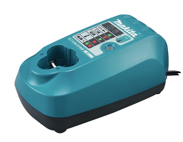 Makita DC10WA Caricabatterie Rapido per Batterie Li-Ion 7.2V e 10.8V - 1.6/2.4A, 230AC V, 194597-0