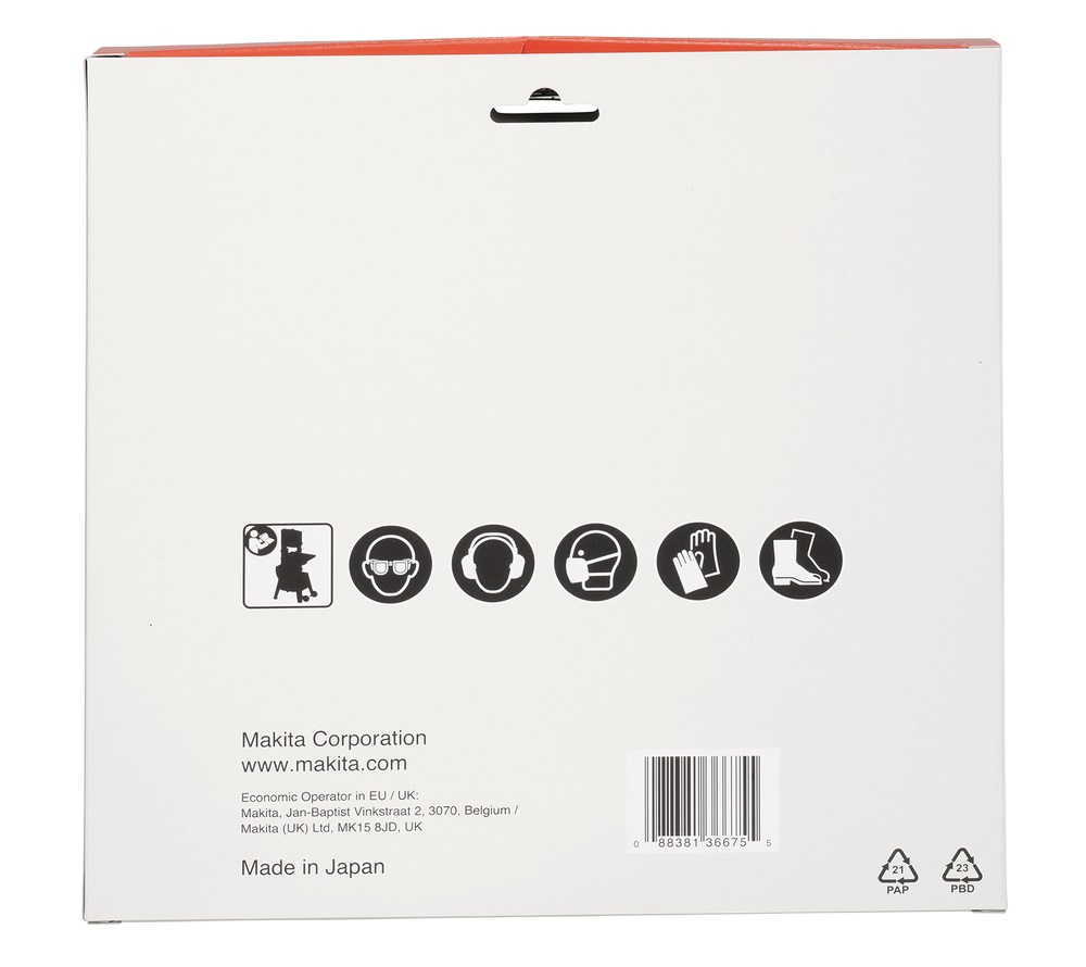 Makita B-16689 Lama per Sega a Nastro LB1200F per Legno 6 mm 6T - Confezione da 3 Pezzi