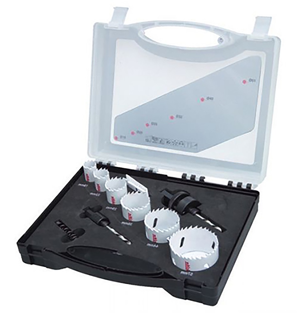 Makita D-47123 - Set di 6 seghe a tazza con punte guida per tagli precisi