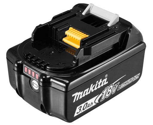 Makita BL1830B Batteria Li-Ion 18V 3.0Ah con Indicatore di Carica - Codice Articolo 197599-5