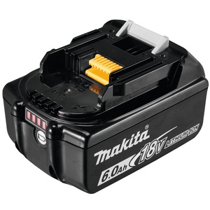 Makita BL1860B Batteria Ioni di Litio 18V 6Ah con Indicatore di Carica