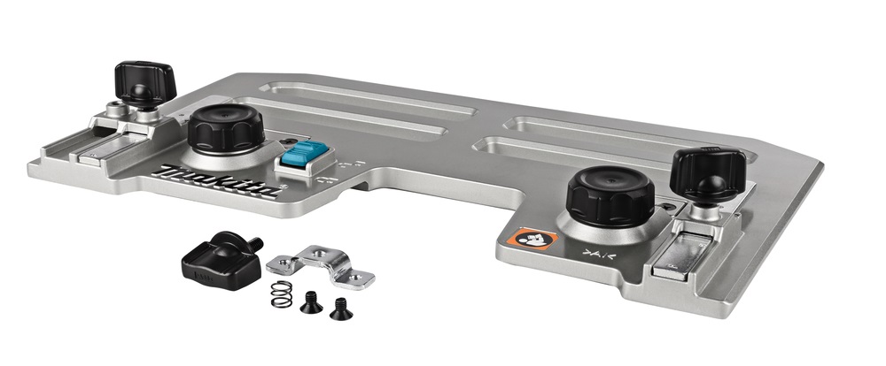 Makita Adattatore per Guida HS0600 - Peso 1,455 kg, Dimensioni 70x280x395 mm, Include 2 Barre Graduata F
