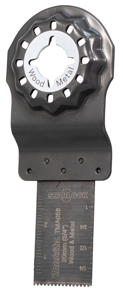 Makita B-64923 Lama Bimetallo Starlock 20x30mm 20TPI per Taglio Metallo e Legno Chiodato