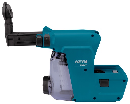 Makita DX07 Sistema di Aspirazione della Polvere per Tassellatore DHR243 - Filtro Hepa, Installazione Facile, Copertura Antipolvere