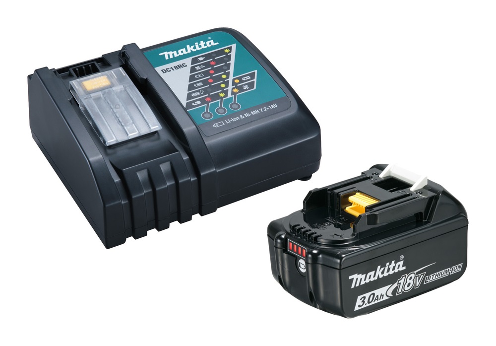 Makita 191A24-4 Kit Energy con Batteria BL1830B 3.0 Ah 18V e Caricabatterie Rapido DC18RC