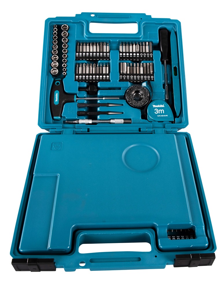 Makita E-06270 Set di Punte per Trapano e Avvitatore, 212 Pezzi - Include Punte HSS-R, Punte per Legno e Muratura, Accessori Vari