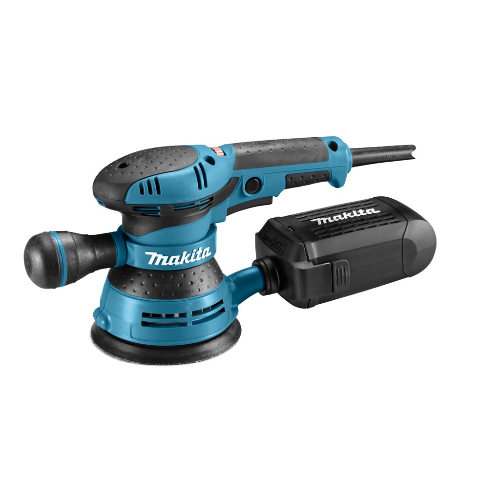 Makita BO5041K Levigatrice Orbitale 125 mm 300 W con Velocità Variabile 4000-12000 giri/min