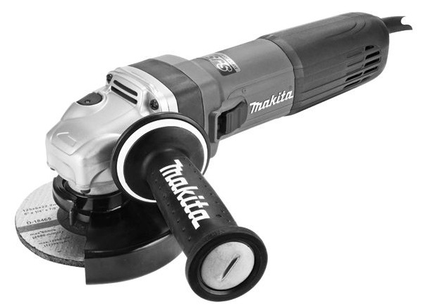 Makita GA5041C Smerigliatrice Angolare 125 mm 1400 W con Velocità Variabile e Freno Motore