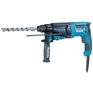 Makita HR2630 Martello Tassellatore SDS-Plus 800W, 2,4J, 4600 colpi/min, 3 Funzioni, 26 mm