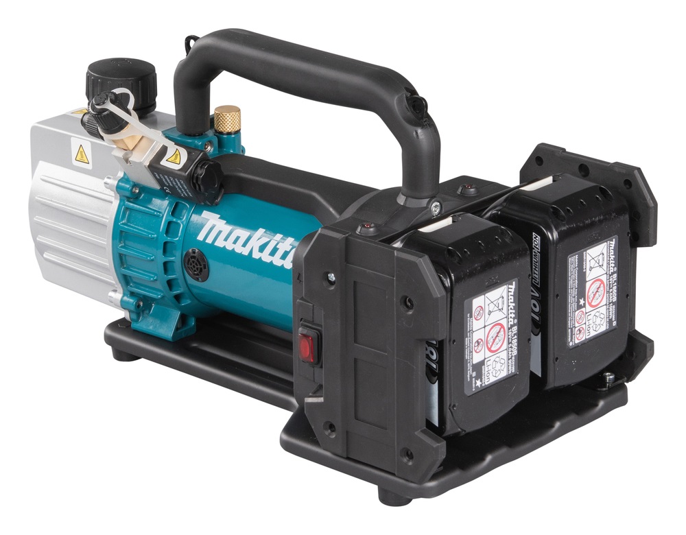 Makita DVP181ZK Pompa per Vuoto a Batteria 36V - Flusso d'Aria 113 l/min, Capacità Batteria 6000 mAh