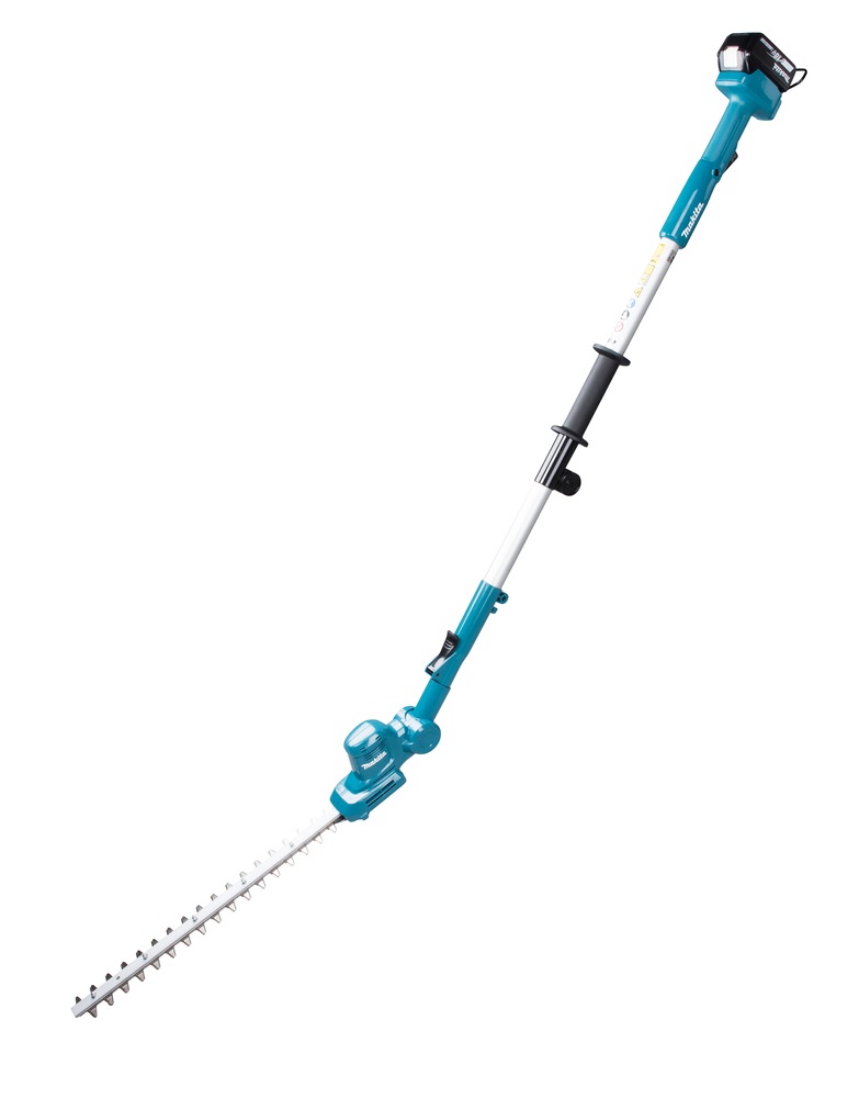 Makita DUN461WZ Tagliasiepi ad Asta 18V Li-Ion, Lama 46 cm, Peso 3 kg, Braccio Telescopico e Tecnologia Brushless