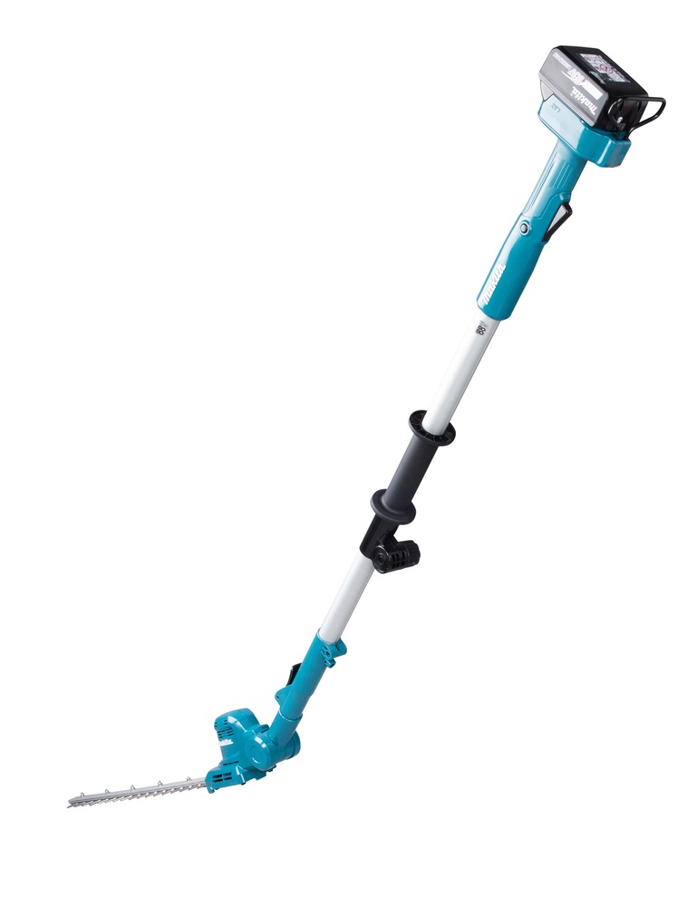 Makita DUN461WZ Tagliasiepi ad Asta 18V Li-Ion, Lama 46 cm, Peso 3 kg, Braccio Telescopico e Tecnologia Brushless