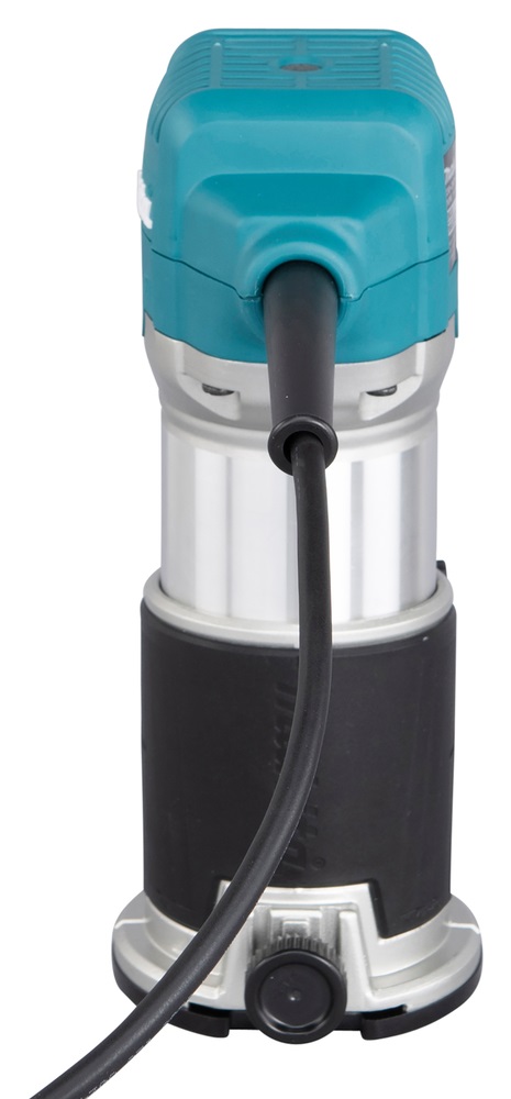 Makita RT0702C Fresatrice Verticale e Rifilatore Multifunzionale 710 W, 10000-34000 Giri/min, Pinze 6/8 mm, Alloggiamento in Alluminio