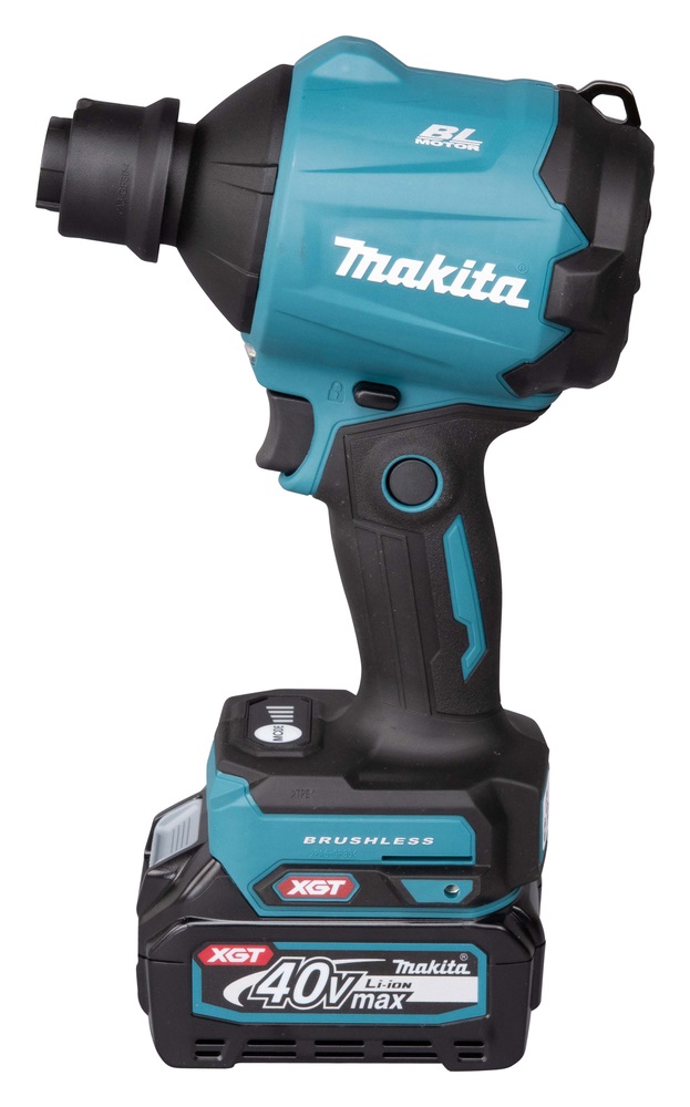 Makita AS001GZ Soffiatore a Pistola Senza Spazzole 40V max Li-ion XGT - Velocità Variabile, 4 Livelli di Volume, Funzione Pompa