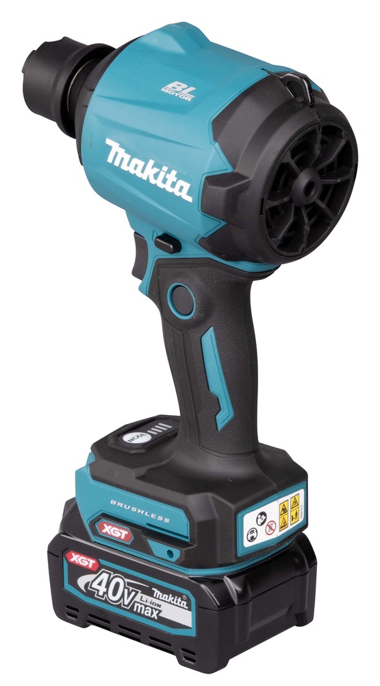 Makita AS001GZ Soffiatore a Pistola Senza Spazzole 40V max Li-ion XGT - Velocità Variabile, 4 Livelli di Volume, Funzione Pompa