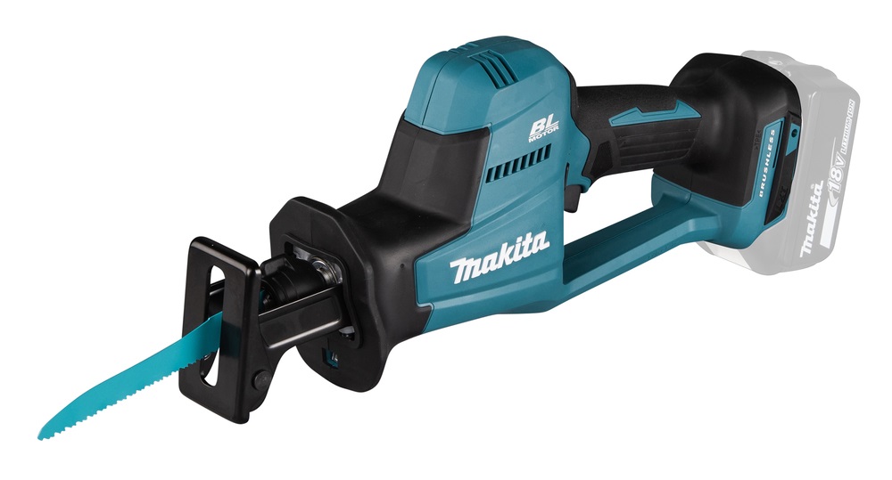 Makita DJR189ZJ Sega Alternativa Brushless 18V - 3100 spm, Compatta e Leggera, Nero/Blu