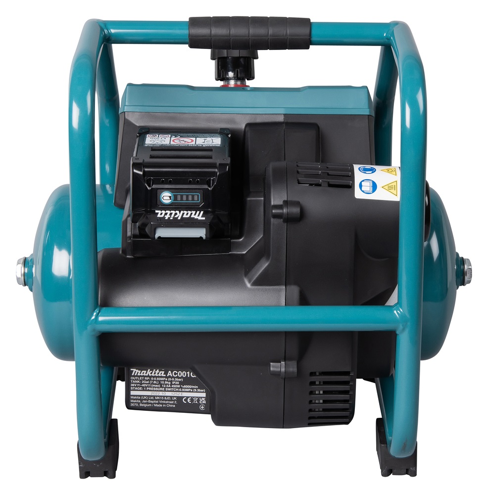 Makita AC001GZ Compressore Portatile a Batteria 40V 450W 9,3 bar Senza Olio