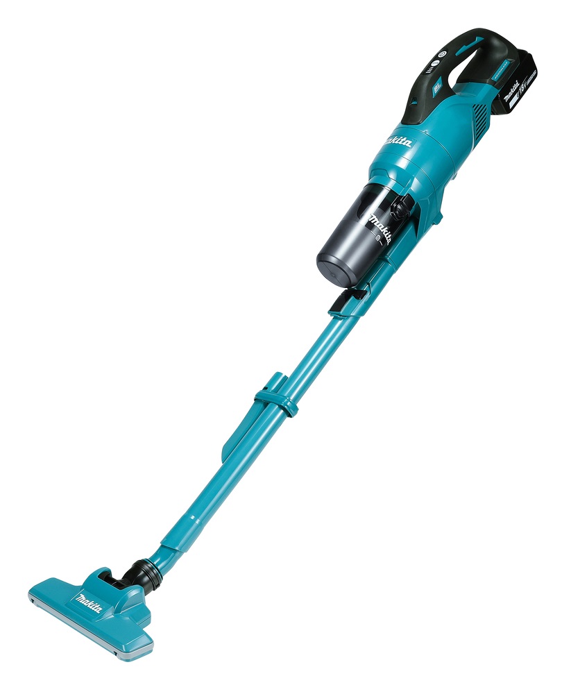 Makita DCL286FZ Aspirapolvere Portatile a Batteria 18V Cyclone LXT Brushless - Senza Batteria, Ergonomico e Compatto