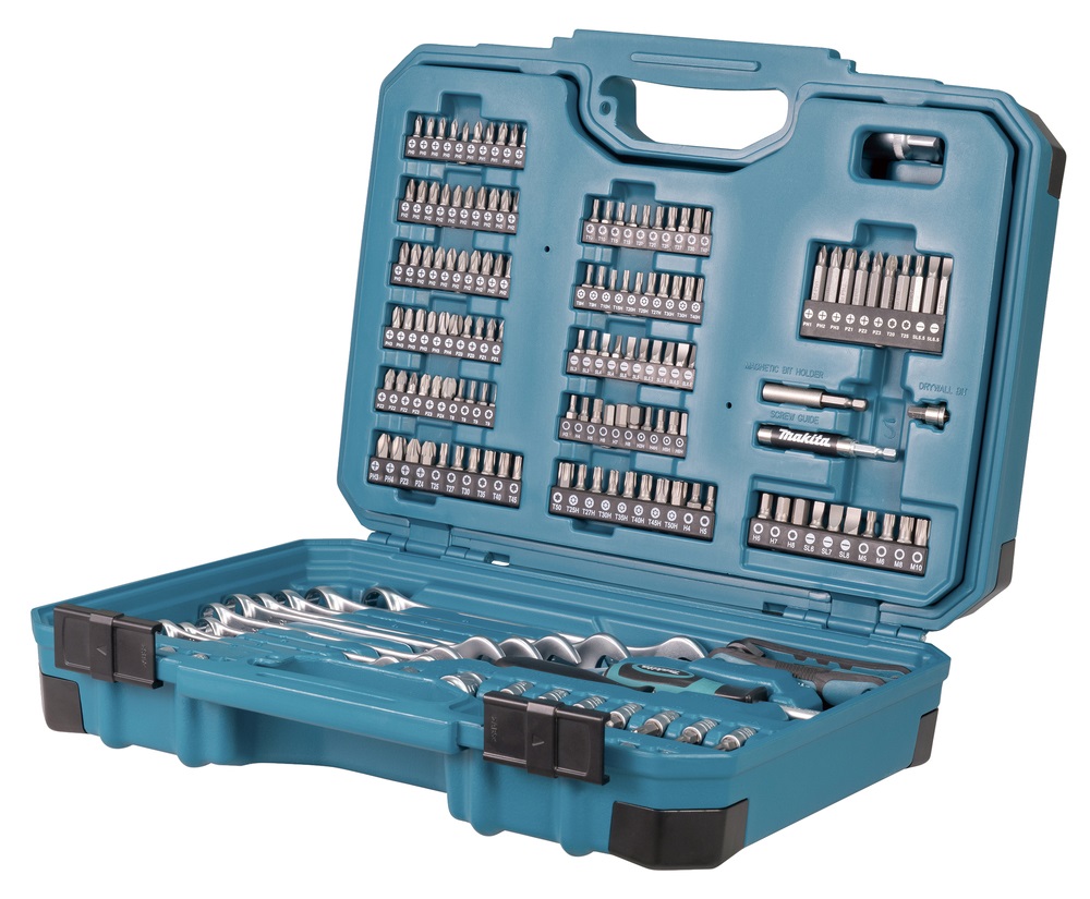 Makita E-17980 - Set di attrezzi da 231 pezzi, originale, durevole e resistente