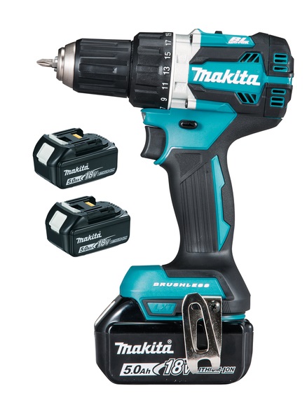 Makita DDF484RT3J Trapano Avvitatore a Batteria 18V Li-Ion Brushless 54Nm 2000 Giri/min 1,8 kg