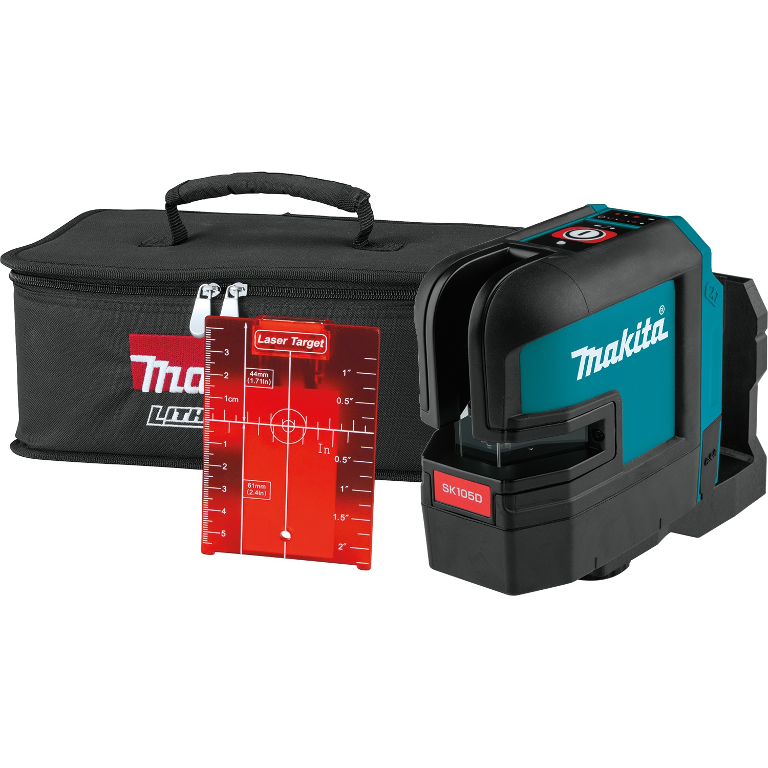 Makita SK105DZ Livella Laser 25 m con Tecnologia XPT, Autonomia fino a 40 ore e Proiezione di 2 Linee Rosse