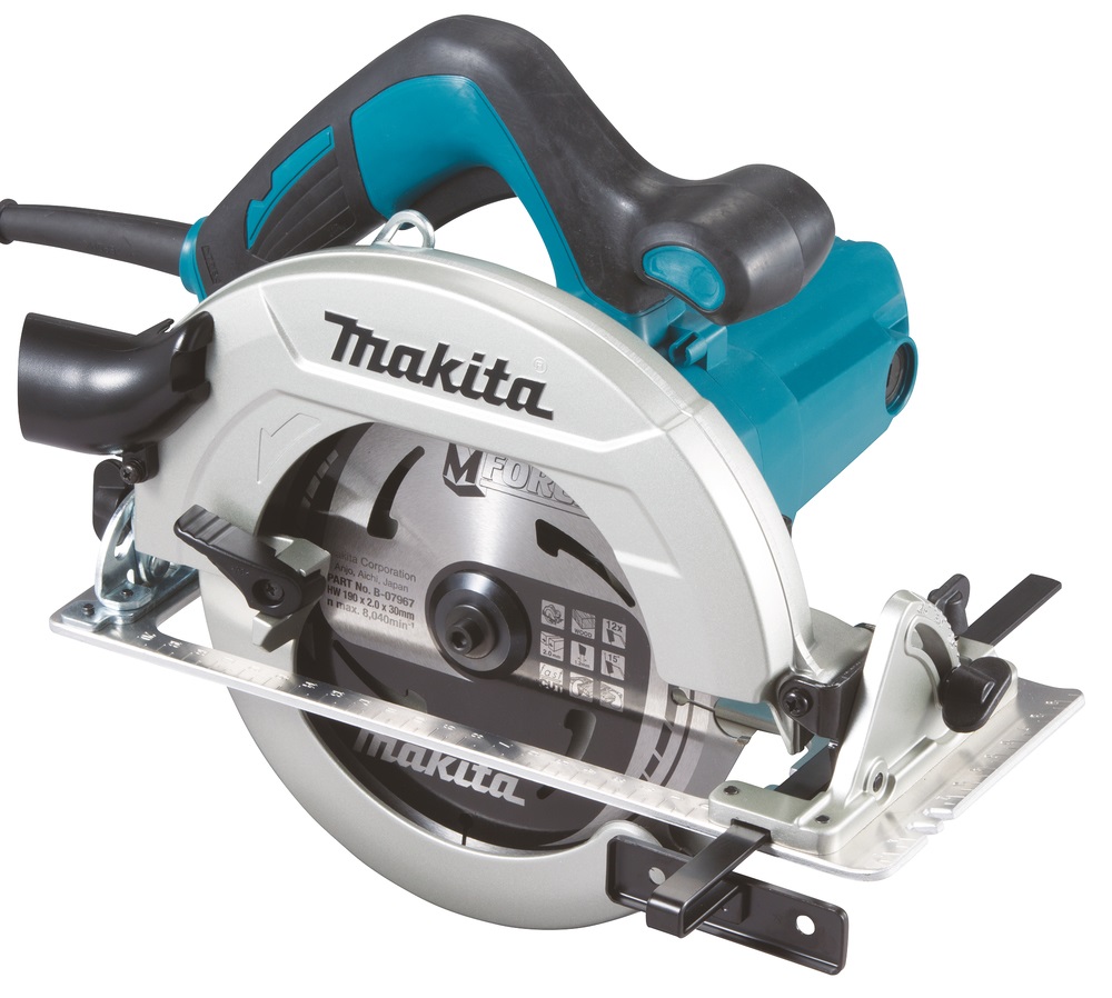 Makita HS7611J Sega Circolare Professionale 190 mm 1600 W con Freno Motore - 5500 Giri/min