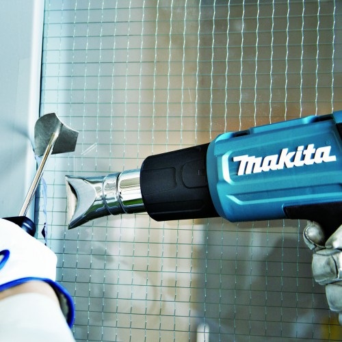 Makita HG5030K Termosoffiatore 1600 W, 300/500 l/min, 350/500 °C, con valigetta e set di 4 accessori