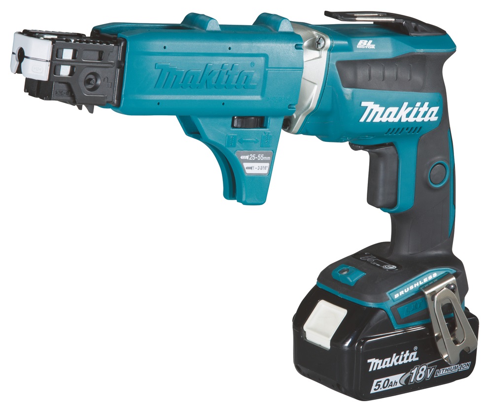 Makita DFS452TJX2 Avvitatore a Batteria 4000 Giri/min - Cacciavite Elettrico e Avvitatore Impulso in Nero, Blu e Grigio
