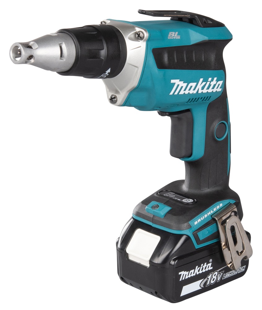 Makita DFS452TJX2 Avvitatore a Batteria 4000 Giri/min - Cacciavite Elettrico e Avvitatore Impulso in Nero, Blu e Grigio