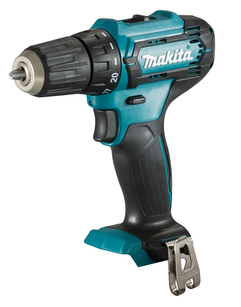 Makita DF333DZ Trapano Avvitatore a Batteria 12V CXT - 30 Nm, 1700 Giri/min, 1,2 kg, Turchese/Nero