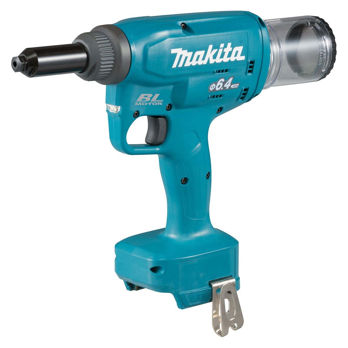 Makita DRV250Z Rivettatrice Elettrica 18V - Motore BL, Forza 20 kN, Compatibile con Rivetti 4-6.4 mm